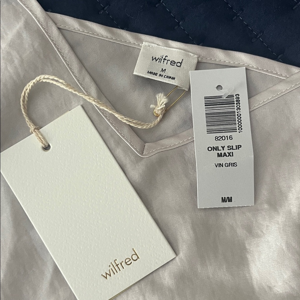 NWT Wilfred Only Slip Maxi Dress with Thin Straps